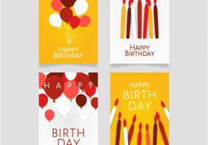 Birthday Card Designer Free Modern Birthday Card Designs Vector Free Download