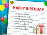 Birthday Card Emails Birthday Wishes for Boss Wishes Greetings Pictures