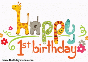 Birthday Card for 1 Year Old Boy First Happy Birthday Wishes for 1 Year Olds Birthday Wishes