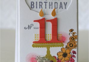 Birthday Card for 11 Year Old Boy Notable Nest Girl 39 S 11th Birthday Pti Blog Hop