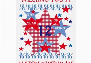 Birthday Card for 12 Year Old Boy Children 39 S Star Birthday Card Boy 12 Years Old Zazzle Com