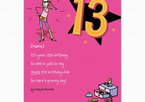 Birthday Card for 13 Year Old Girl 13 Year Old Birthday Card Quotes 10740483 Happy Birthday