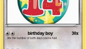 Birthday Card for 14 Year Old Boy Pokemon 14 Year Old Jayden Birthday Boy My Pokemon Card