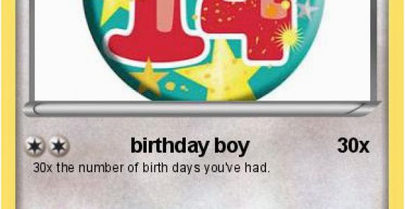 Birthday Card for 14 Year Old Boy Pokemon 14 Year Old Jayden Birthday Boy My Pokemon Card