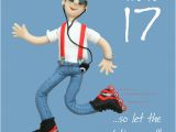 Birthday Card for 17 Year Old Boy 17th Birthday Male Greeting Card One Lump or Two Range