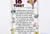 Birthday Card for 18 Year Old Daughter 18th Birthday Card Humprous 18 today Only 89p