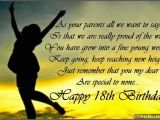 Birthday Card for 18 Year Old Daughter 18th Birthday Wishes for son or Daughter Messages From