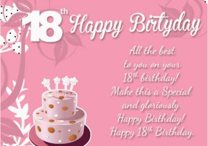 Birthday Card for 18 Year Old Daughter 18th Birthday Wishes Greeting and Messages Wordings and