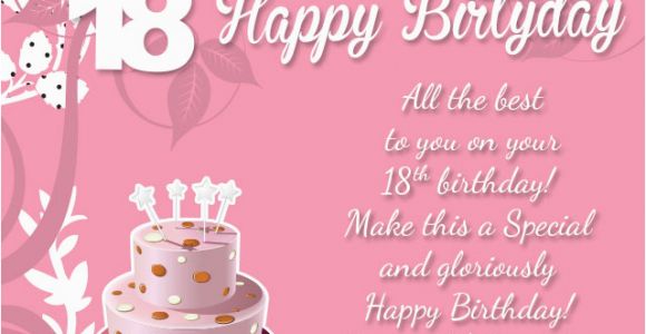 Birthday Card for 18 Year Old Daughter 18th Birthday Wishes Greeting and Messages Wordings and