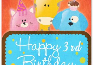 Birthday Card for 3 Year Old Boy 3rd Birthday Wishes
