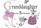 Birthday Card for 5 Year Old Granddaughter 52 5th Birthday Wishes