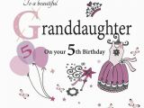 Birthday Card for 5 Year Old Granddaughter 52 5th Birthday Wishes