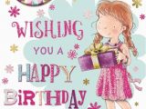 Birthday Card for 5 Year Old Granddaughter Granddaughter 5th Birthday Card Badge 5 today Girl