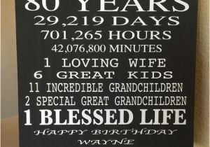 Birthday Card for 80 Year Old Woman 80 Year Old Birthday Wood Sign Can Be by Creativesignsbytal