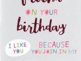Birthday Card for A Good Friend Special Weird Friend Birthday Card Cards Love Kates