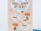 Birthday Card for A Special Person Birthday Card someone Special Fox Only 1 49