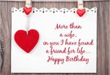 Birthday Card for A Wife Birthday Wishes for Wife Quotes and Messages