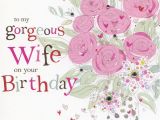 Birthday Card for A Wife Hand Finished Wife Birthday Card Karenza Paperie