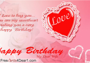 Birthday Card for A Wife I Love to Hug You Birthday Greeting Card for Wife