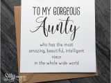 Birthday Card for Aunt Funny Aunt Auntie Aunty Birthday Cards Special Occasion Card From