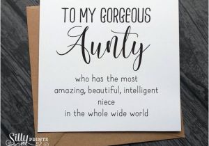 Birthday Card for Aunt Funny Aunt Auntie Aunty Birthday Cards Special Occasion Card From