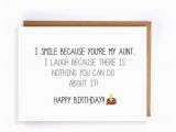Birthday Card for Aunt Funny Funny Happy Birthday Card for Aunt Blank Greeting Cards Cute