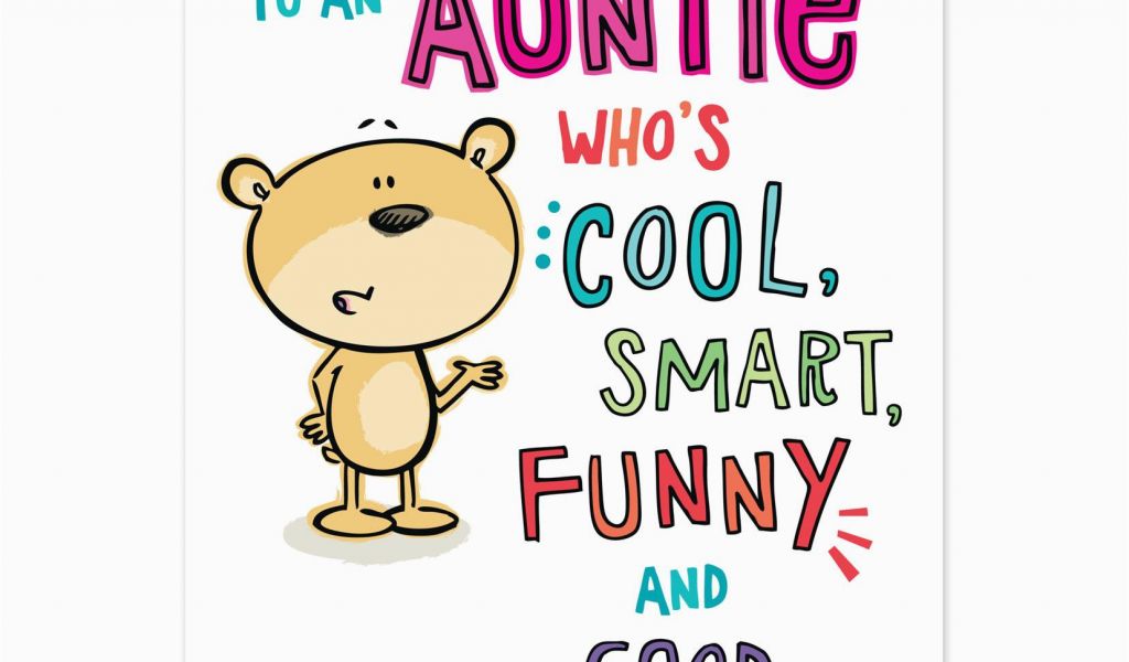 Birthday Card for Aunt Funny Humorous Happy Birthday Aunt Quotes