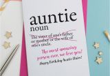 Birthday Card for Aunt Funny Personalised Aunty Auntie or Aunt Birthday Card by A is