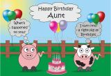 Birthday Card for Aunt Funny Quot Funny Animals Aunt Birthday Hilarious Rudy Pig Moody