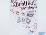 Birthday Card for Brother Images Birthday Card Brother Only 99p
