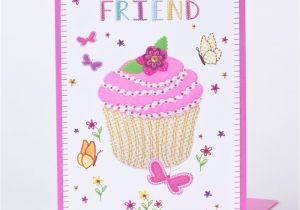 Birthday Card for Close Friend Birthday Card Cupcake for A Special Friend Only 89p