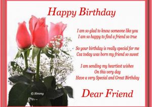 Birthday Card for Close Friend Happy Birthday Dear Friend Free for Best Friends Ecards