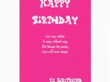 Birthday Card for Ex Girlfriend Ex Girlfriend Birthday Cards Zazzle