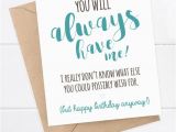 Birthday Card for Fiance Male Birthday Card Funny Boyfriend Card Funny Girlfriend