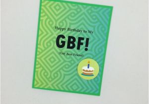 Birthday Card for Gay Friend Gay Best Friend Birthday Card