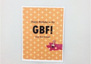 Birthday Card for Gay Friend Gay Best Friend Birthday Card