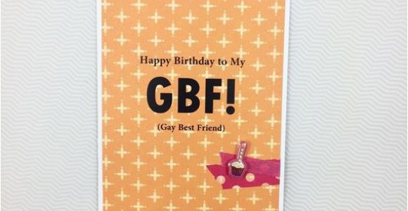 Birthday Card for Gay Friend Gay Best Friend Birthday Card