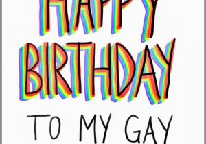 Birthday Card for Gay Friend Items Similar to Birthday Card Happy Birthday to My Gay