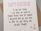 Birthday Card for Guy Friend Funny Best Friend Birthday Card Bestie Humour Fun