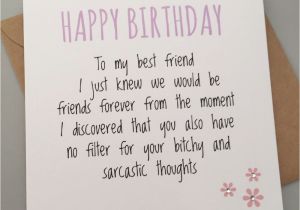 Birthday Card for Guy Friend Funny Best Friend Birthday Card Bestie Humour Fun