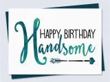 Birthday Card for Husband and Father Happy Birthday Card Husband Printable Happy Birthday Images