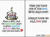 Birthday Card for Husband and Father Printable Quotes for Dads Birthday Quotesgram
