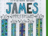 Birthday Card for Male Cousin Personalised Cousin Birthday Card by Claire sowden Design