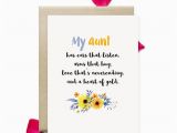 Birthday Card for My Aunt Aunt Birthday Card Cute Mothers Day Gift for Aunt Printable