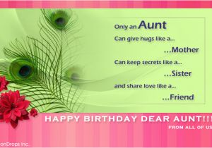 Birthday Card for My Aunt Happy Birthday Aunt forever Arien