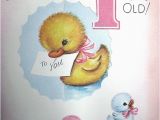 Birthday Card for One Year Old Baby Girl Birthday Card for One Year Old Baby Girl thenepotist org