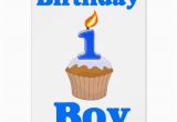 Birthday Card for One Year Old Boy 1 Year Old Birthday Boy Card Zazzle Ca