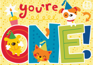 Birthday Card for One Year Old Boy Bora Illustraties Februari 2012
