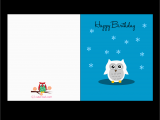 Birthday Card for Printing Free Printable Cute Owl Birthday Cards