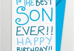 Birthday Card for son Free Printable Birthday Card for son by A is for Alphabet